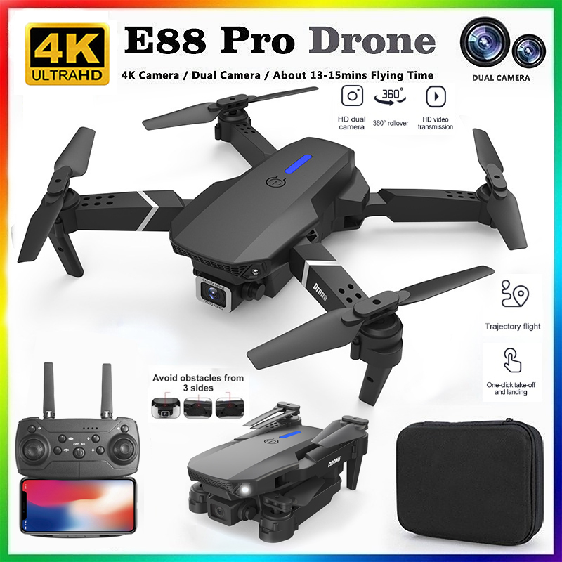 Drone Surveying - 2026 YENİ E88 Profesyonel HD 4K