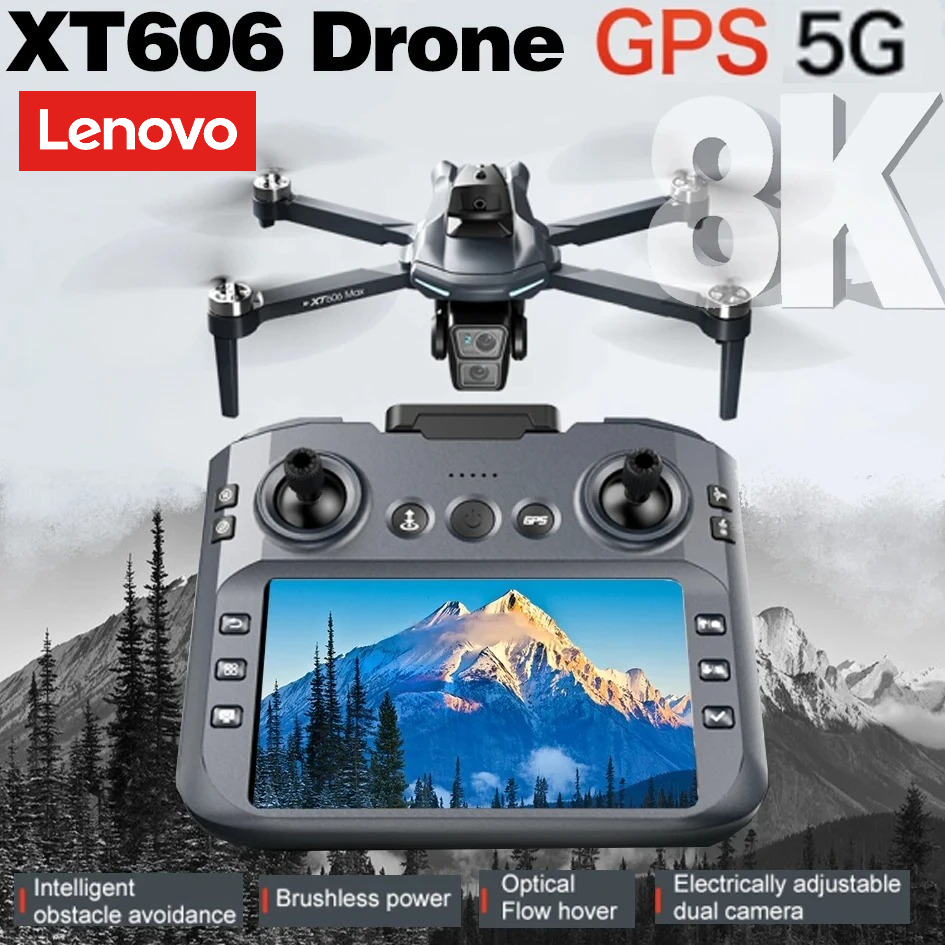 Drone Surveying - Lenovo XT606 Drone Profesyonel 8K HD