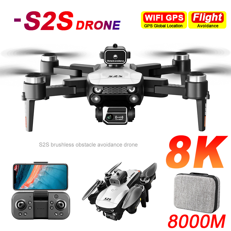 Drone Multispectral - Yeni S2S Drone 8K Profesyonel HD