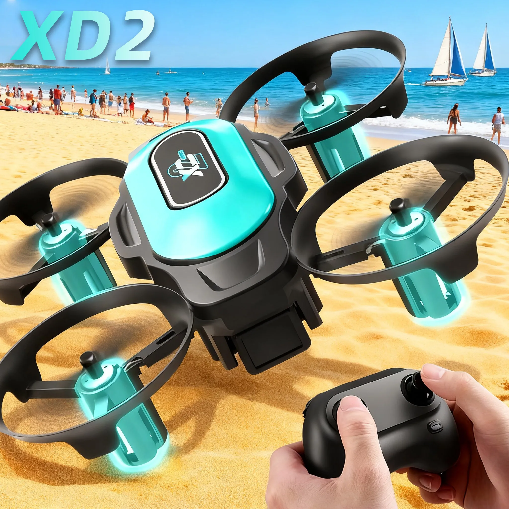 Drone Video Production - XD2 Mini Drone, 360 ° Akrobasi