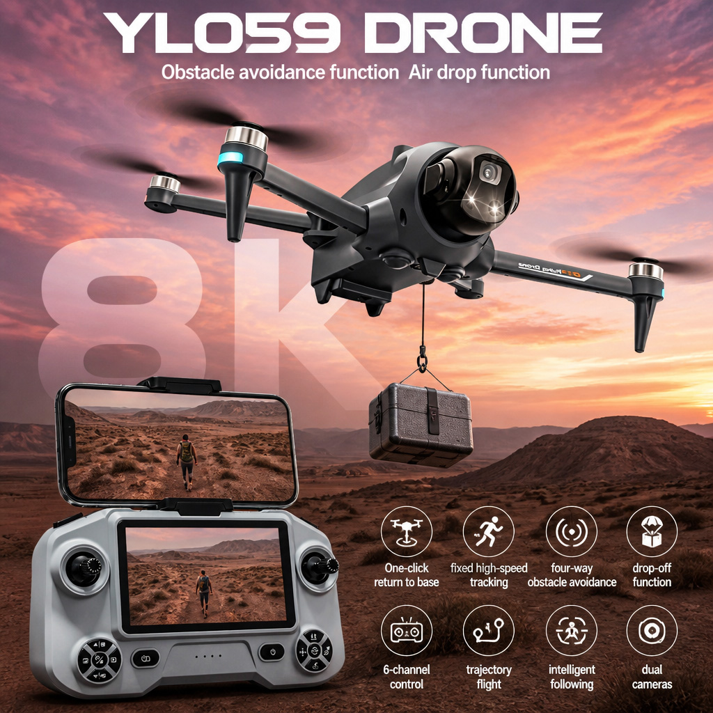 Drone Surveying - Potensic Drone GPS Otomatik Dönüş Engel