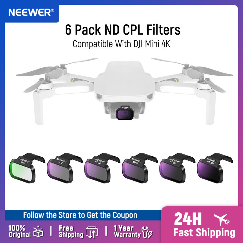 Drone Ndvi - NEEWER 6'lı Paket ND CPL Filtreleri