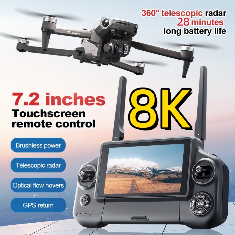 8K 3 Eksenli Gimbal Fırçasız 7 - Drone Mapping incelemesi ve fiyatı
