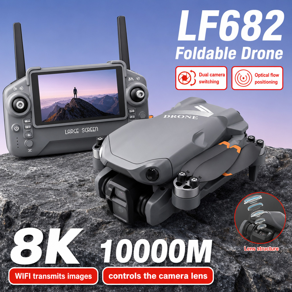 Hava Fotoğrafı LF682 Drone 8K  - Drone Photogrammetry incelemesi ve fiyatı