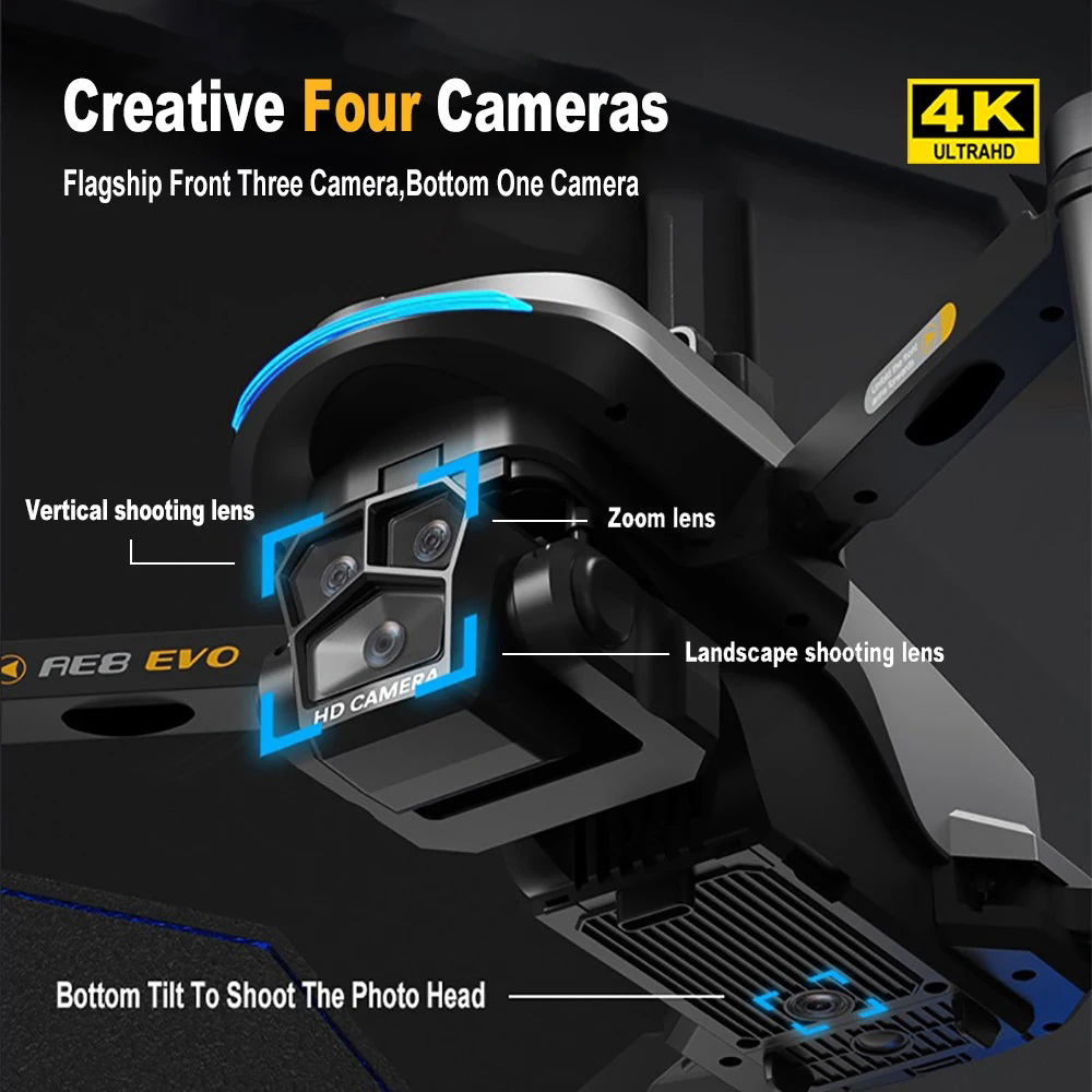 AE8 EVO Drone 4K Profesyonel 5 - Drone Surveying incelemesi ve fiyatı