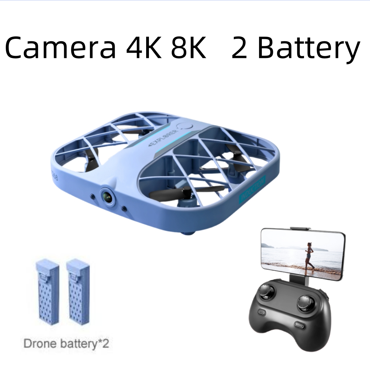 JJRC H107 FPV RC Drone, 2 Bata - Drone Aerial Photography incelemesi ve fiyatı